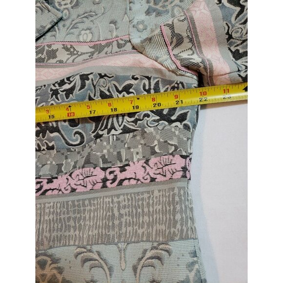 City Blues By Koret Womens Blazer Jacket Size 14 Multicolor pockets - Picture 11 of 15